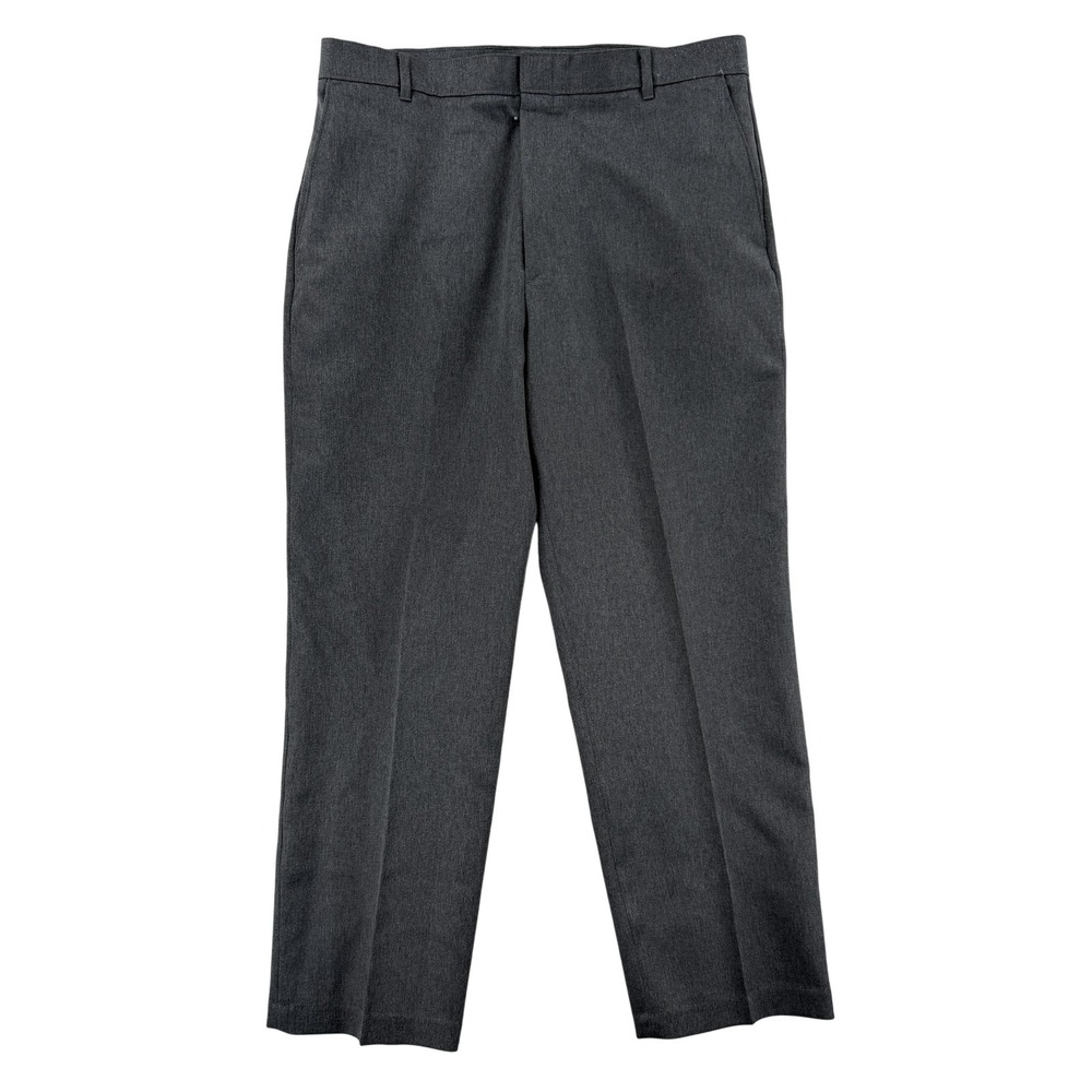 Vintage Levis Action Slacks Pants Mens 36x29 Gray Flat Front Dress Slacks Office